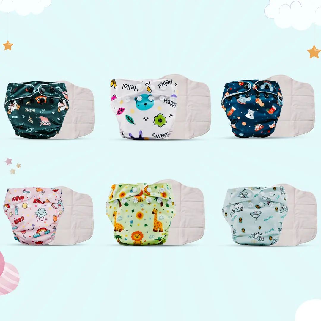 Pack of 6 Melo Diapers