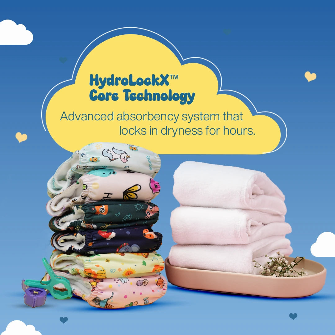 Pack of 3 Melo Diapers