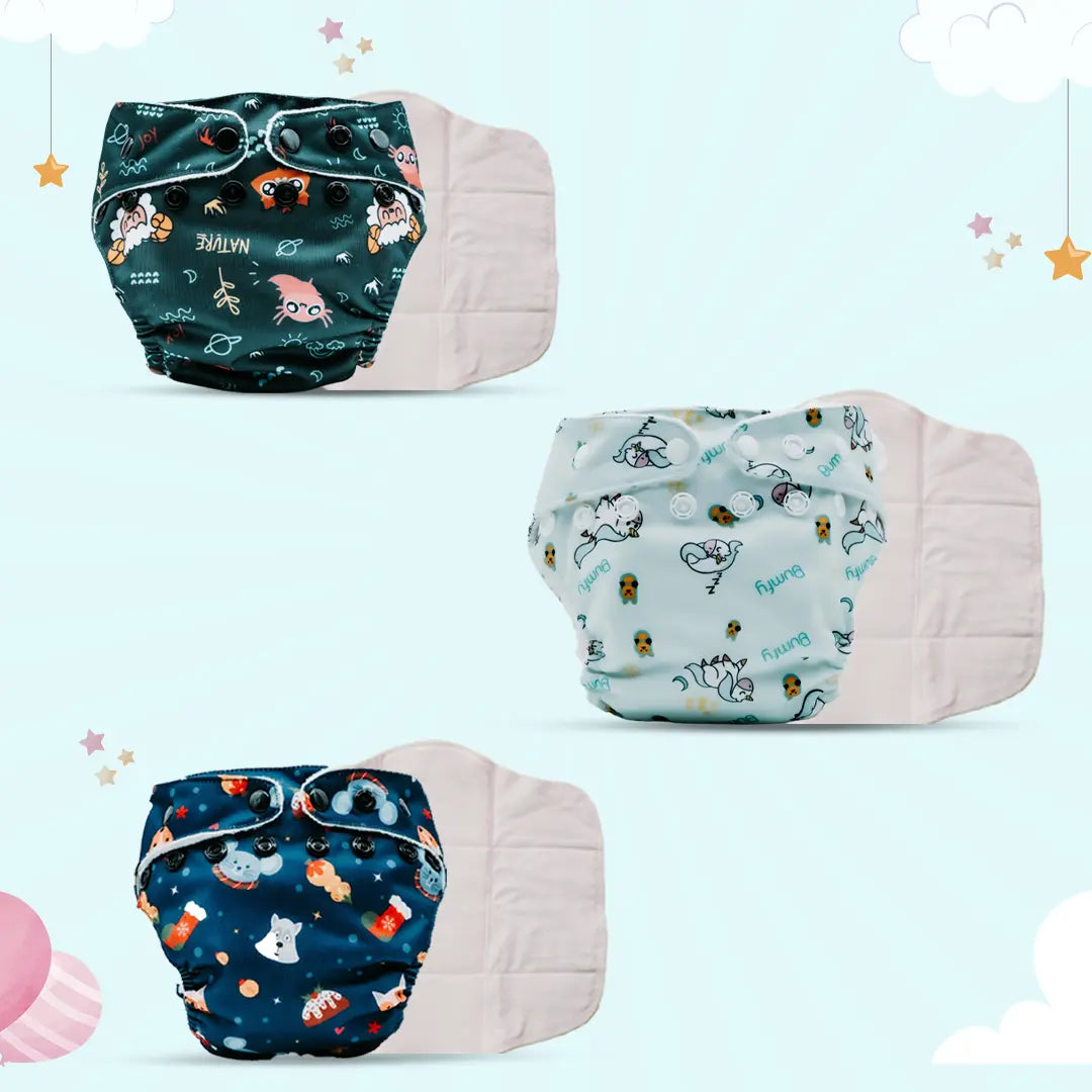 Pack of 3 Melo Diapers