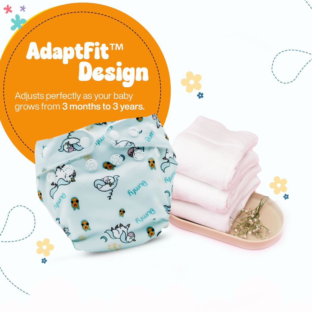 Dream Blue Bumfy Melo Diapers Bumfy 