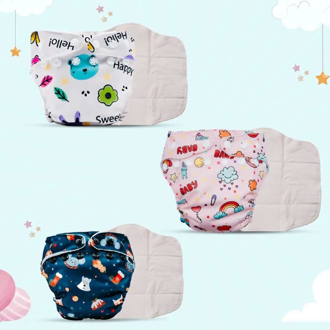 Pack of 3 Melo Diapers