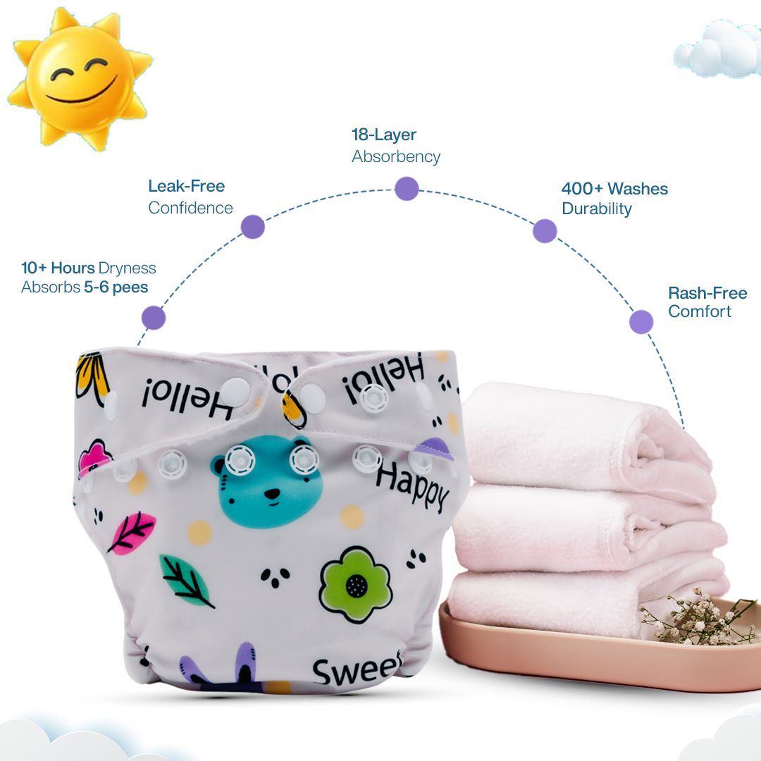 Sweet Girl Bumfy Melo Diapers Bumfy 