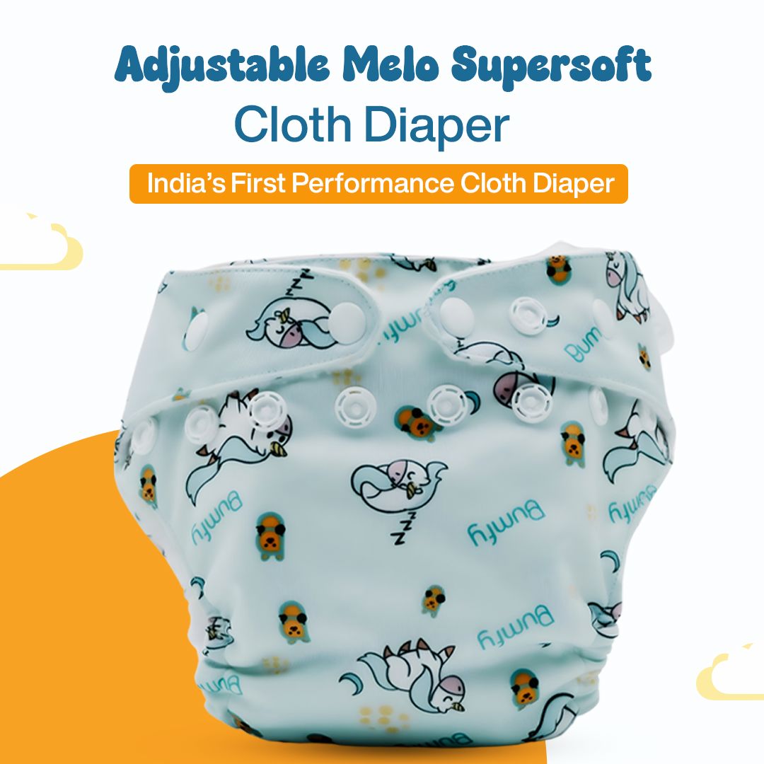 Dream Blue Bumfy Melo Diapers Bumfy 