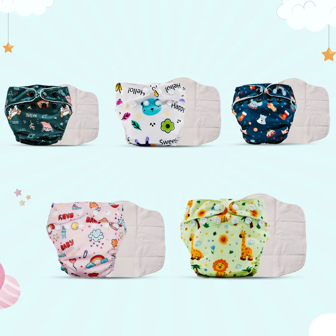 Pack of 5 Melo Diapers