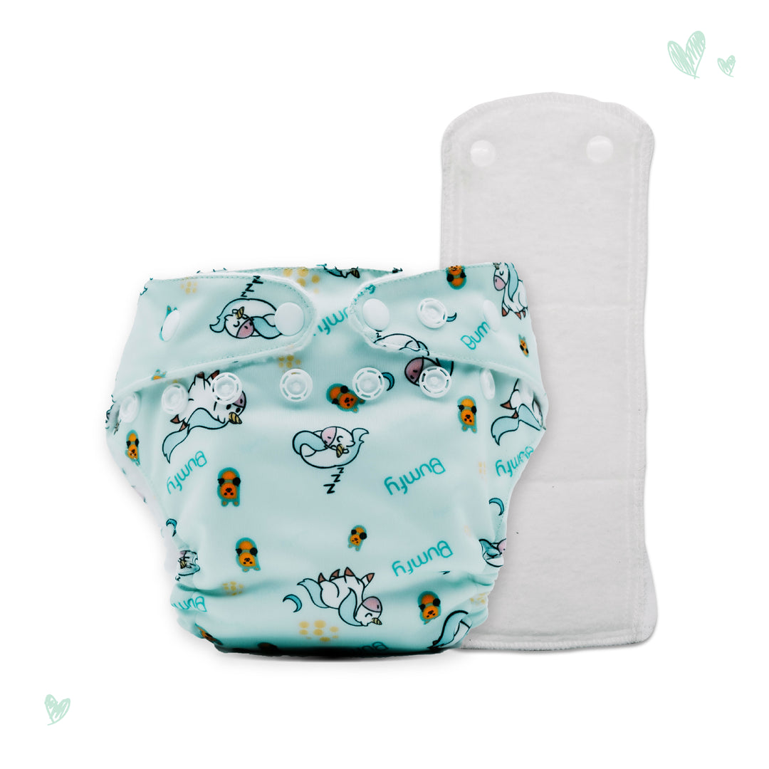 Dream Blue Bumfy Melo Diapers