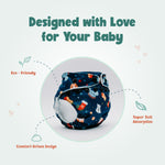 Load image into Gallery viewer, Space Boy Bumfy Melo Diapers
