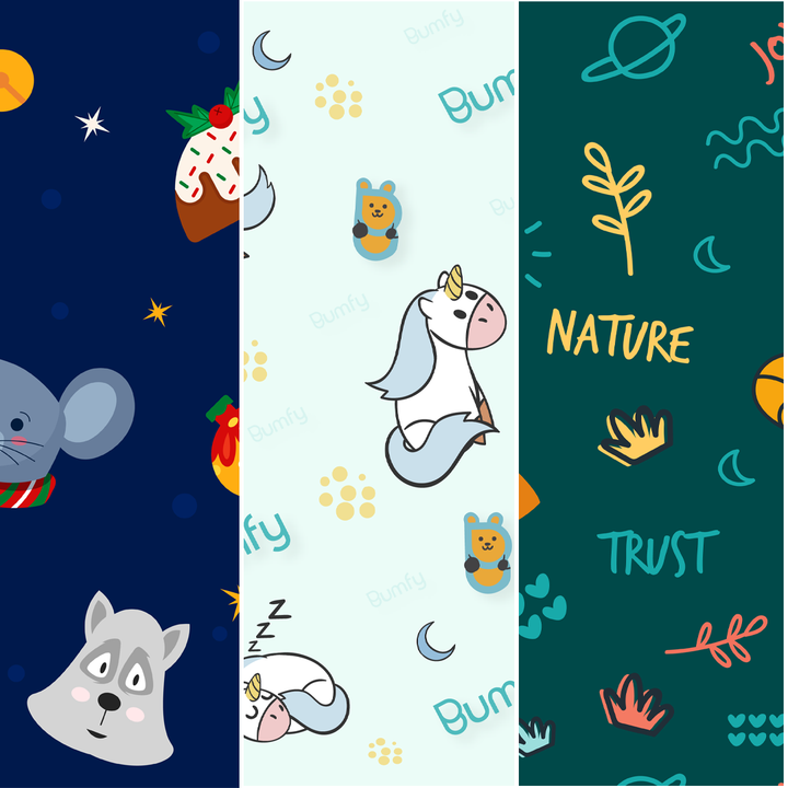 Pack of 3 Melo Diapers